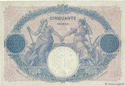 50 Francs BLEU ET ROSE FRANCIA  1927 F.14.40 EBC