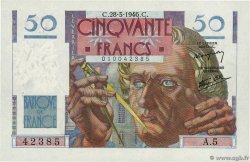 50 Francs LE VERRIER FRANCIA  1946 F.20.02 SPL+