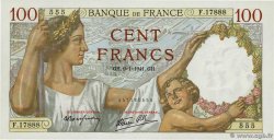 100 Francs SULLY Numéro spécial FRANKREICH  1941 F.26.44 fST+