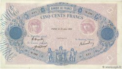 500 Francs BLEU ET ROSE FRANKREICH  1920 F.30.24 fSS