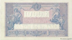 1000 Francs BLEU ET ROSE FRANCE  1922 F.36.38 VF