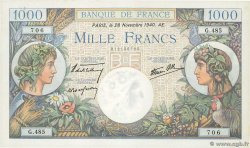 1000 Francs COMMERCE ET INDUSTRIE FRANCE  1940 F.39.02 AU