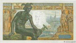 1000 Francs DÉESSE DÉMÉTER FRANKREICH  1942 F.40.01 fST+