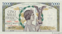 5000 Francs VICTOIRE Impression à plat FRANCE  1940 F.46.16 pr.SUP