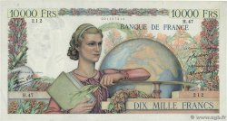 10000 Francs GÉNIE FRANÇAIS FRANCE  1946 F.50.02 TB