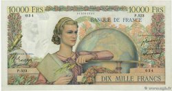 10000 Francs GÉNIE FRANÇAIS FRANCIA  1949 F.50.22 MBC