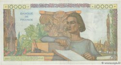 10000 Francs GÉNIE FRANÇAIS FRANCIA  1950 F.50.36 MBC