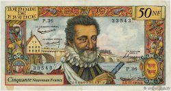 50 Nouveaux Francs HENRI IV FRANCE  1959 F.58.04 pr.TTB