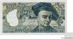 50 Francs QUENTIN DE LA TOUR Fauté FRANKREICH  1976 F.67.01 fST+