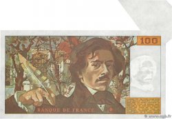 100 Francs DELACROIX modifié Fauté FRANKREICH  1984 F.69.08a fST