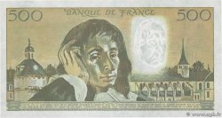 500 Francs PASCAL Fauté FRANCIA  1989 F.71.41 SC+