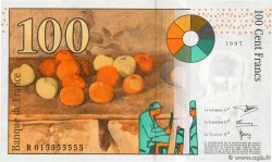 100 Francs CÉZANNE Numéro spécial FRANCE  1997 F.74.01 UNC