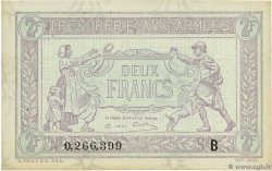 2 Francs TRÉSORERIE AUX ARMÉES FRANKREICH  1919 VF.05.02 VZ+