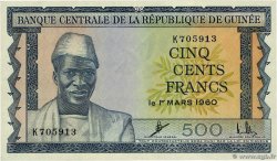 500 Francs GUINEA  1960 P.14a fVZ