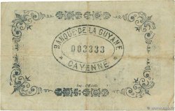 2 Francs Numéro spécial FRENCH GUIANA  1941 P.11Cb BC