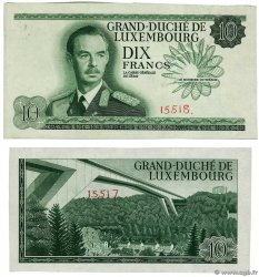 10 Francs Épreuve LUSSEMBURGO  1967 P.53p BB