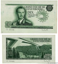 10 Francs Épreuve LUSSEMBURGO  1967 P.53p q.FDC