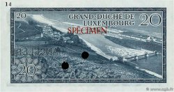 20 Francs Spécimen LUXEMBOURG  1966 P.54s UNC