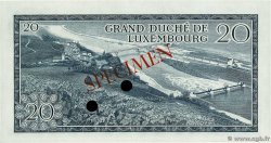 20 Francs Spécimen LUXEMBURGO  1966 P.54s FDC