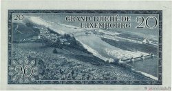 20 Francs Fauté LUSSEMBURGO  1966 P.54a AU