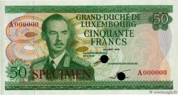 50 Francs Spécimen LUSSEMBURGO  1972 P.55cts q.FDC