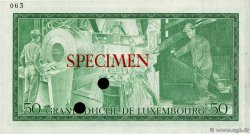 50 Francs Spécimen LUXEMBURGO  1972 P.55cts SC+