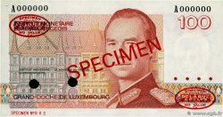100 Francs Spécimen LUXEMBOURG  1986 P.58as pr.NEUF