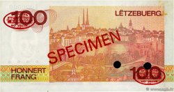 100 Francs Spécimen LUXEMBURGO  1986 P.58as SC+