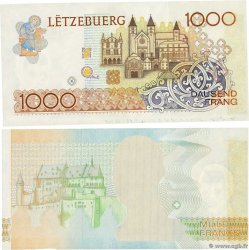1000 Francs Épreuve LUSSEMBURGO  1985 P.59p FDC