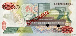 5000 Francs Spécimen LUSSEMBURGO  1993 P.60as q.FDC