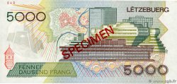 5000 Francs Spécimen LUSSEMBURGO  1993 P.60as FDC