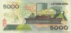 5000 Francs Faux LUXEMBURGO  1996 P.60bx MBC