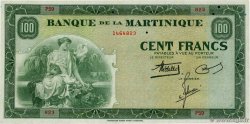 100 Francs MARTINIQUE  1943 P.19a EBC+