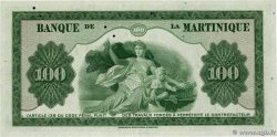 100 Francs MARTINIQUE  1943 P.19a SUP+