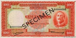 100 Escudos Spécimen MOZAMBIQUE  1958 P.107s