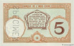 5 Francs Spécimen NEW CALEDONIA  1936 P.36bs UNC