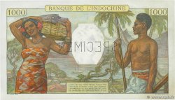 1000 Francs Spécimen NEW CALEDONIA  1958 P.43cs AU+