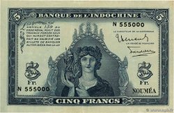 5 Francs Numéro spécial NOUVELLE CALÉDONIE  1944 P.48
