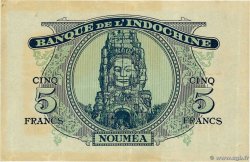 5 Francs Numéro spécial NEW CALEDONIA  1944 P.48 VF