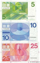 5, 10 et 25 Gulden Lot PAYS-BAS  1968 P.091b, P.092a et P.095 pr.NEUF