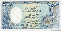 1000 Francs CHAD  1988 P.10Aa SC+
