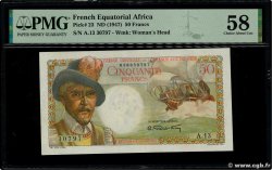 50 Francs Belain d Esnambuc AFRIQUE ÉQUATORIALE FRANÇAISE  1946 P.23