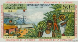 50 Nouveaux Francs FRENCH ANTILLES  1962 P.06a