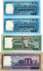 100, 500 et 1000 Taka Spécimen BANGLADESH  2017 P.57gs, P.58fs et P.59gs ST