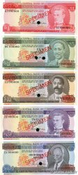 1 à 100 Dollars Spécimen BARBADOS  1973 P.29s, P.32s au P.35s VZ