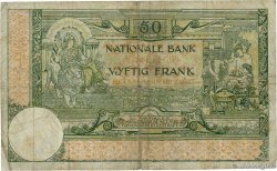 50 Francs   BELGIQUE  1921 P.068b B