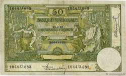 50 Francs   BELGIQUE  1926 P.068c TB