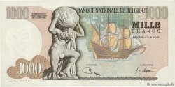 1000 Francs BELGIUM  1975 P.136b XF+