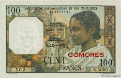 100 Francs COMORES  1960 P.03b pr.NEUF