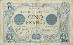 5 Francs NOIR FRANCE  1873 F.01.16 AB